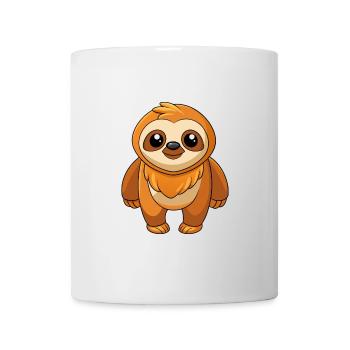 Sloth Cute Mascot Cartoon Character Kawaii - Mug - white - Front