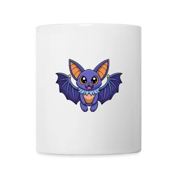 Bat Cute Mascot Cartoon Character Kawaii - Mug - white - Front