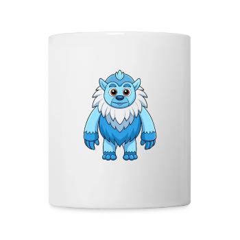 Yeti Cute Mascot Cartoon Character Kawaii - Mug - white - Front