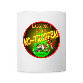 KO Tropfen - Tasse - Weiß - Vorne