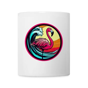 Flamingo - Tasse - Weiß - Vorne