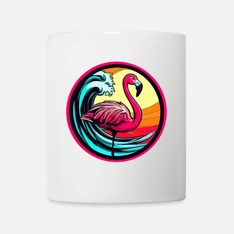 Flamingo - Tasse - Weiß