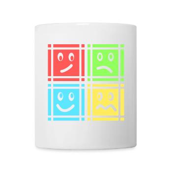 Geometrische Muster - Tasse - Weiß - Vorne
