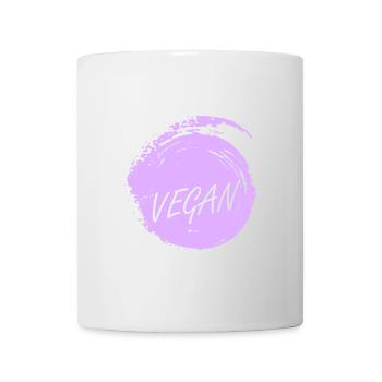 Vegan Pflanzlich Tierschutz - Tasse - Weiß - Vorne