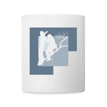Crampons grimpeurs d’arbre - Mug blanc - blanc - Devant