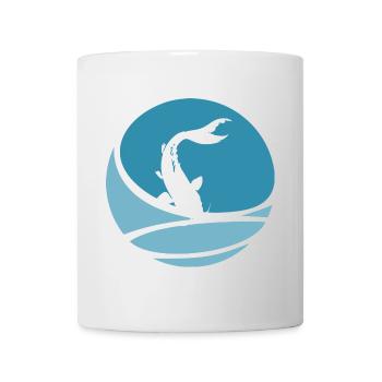 Pêche aux carpes koï - Mug blanc - blanc - Devant