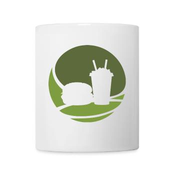 Burgers Restauration rapide - Mug blanc - blanc - Devant