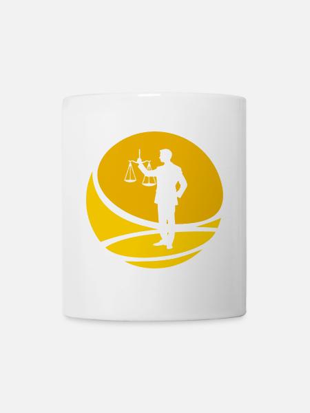 Richter Absatz Versicherung - Tasse - Weiß