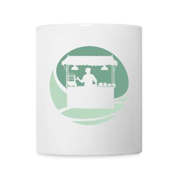 Burger Snack Restauration rapide - Mug blanc - blanc - Devant
