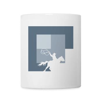Cowboy Cowboystiefel - Tasse - Weiß - Vorne