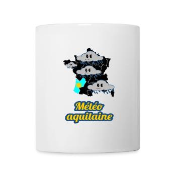 Aquitaine Wetter - Tasse - Weiß - Vorne
