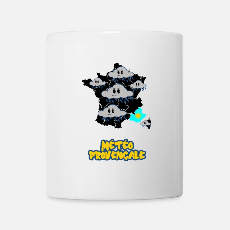 Météo Provençale - Mug blanc - blanc