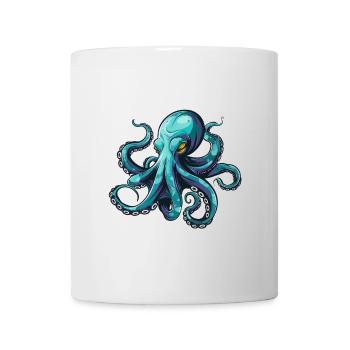 Pieuvre, pieuvre, pieuvre, été, cadeau - Mug blanc - blanc - Devant