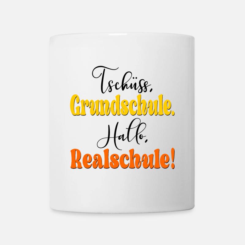 Schulwechsel Grundschule Realschule - Tasse - Weiß