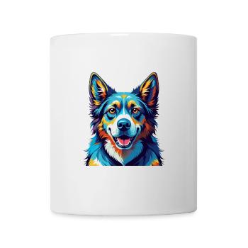 Akbash Hunderasse Bunte Karikatur Kawaii - Tasse - Weiß - Vorne