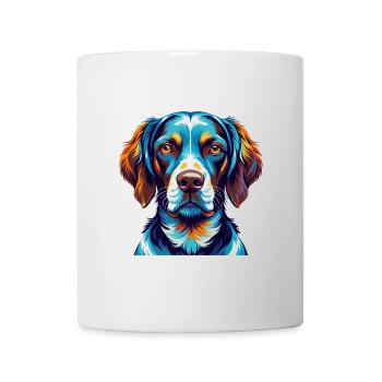 Ariege Pointer Hund Rasse Bunte Karikatur Kawaii - Tasse - Weiß - Vorne