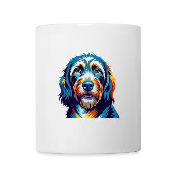 Basset Griffon Vendeen Hunderasse Karikatur Kawaii - Tasse - Weiß - Vorne