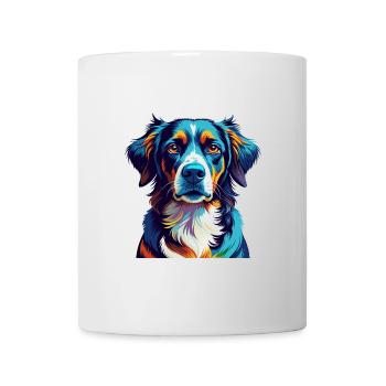 Braque Auvergne Dog Breed Colorful Cartoon Kawaii - Mug - white - Front