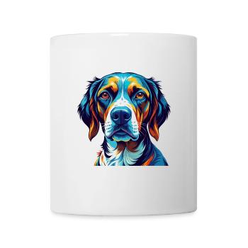 Burgos pointeur chien race coloré dessin animé kawaii - Mug blanc - blanc - Devant