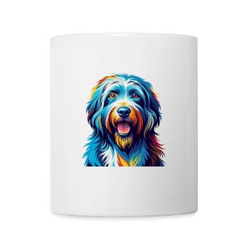 Bergamasker Hunderasse Bunte Karikatur Kawaii - Tasse - Weiß - Vorne