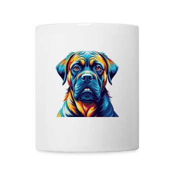 Brasilianische Dogge Hunderasse Karikatur Kawaii - Tasse - Weiß - Vorne