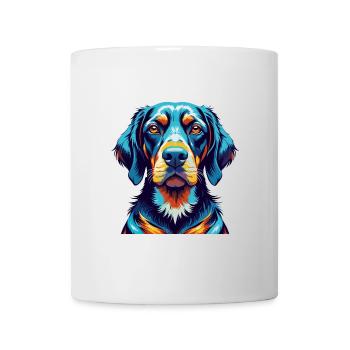 Bavarian Mountain Hound Dog Breed Cartoon Kawaii - Mug - white - Front