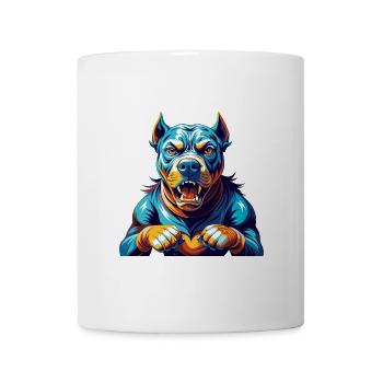 Cordoue Chien de combat Race Coloré Dessin animé Kawaii - Mug blanc - blanc - Devant