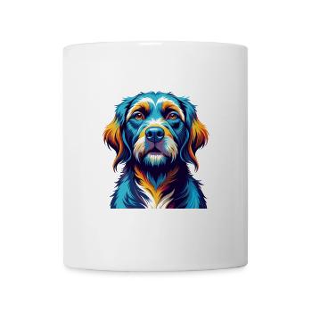 Dänische Broholmer Hunderasse Bunte Karikatur Kawaii - Tasse - Weiß - Vorne