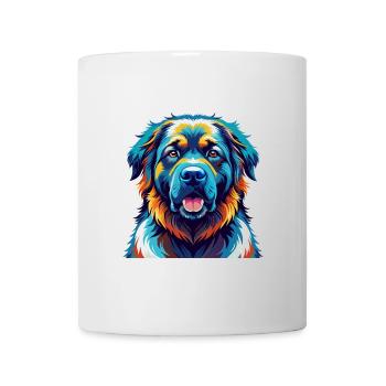 Caucasian Shepherd Dog Breed Cartoon Kawaii - Mug - white - Front