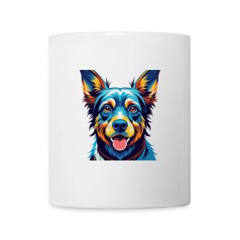 Cesky Fousek Race Chien Coloré Dessin Animé Kawaii - Mug blanc - blanc - Devant