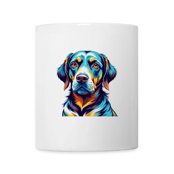 Bruno Jura Hound Hund Rasse Bunte Karikatur Kawaii - Tasse - Weiß - Vorne