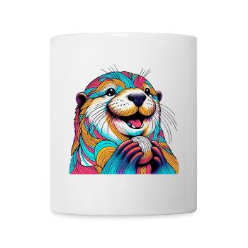 Otter - Tasse - Weiß - Vorne