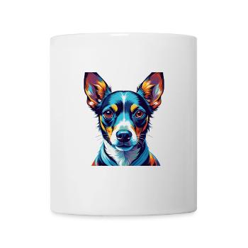 Decker Rat Terrier Chien Race Dessin Animé Kawaii - Mug blanc - blanc - Devant