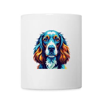 Englischer Cocker Spaniel Hunderasse Karikatur Kawaii - Tasse - Weiß - Vorne