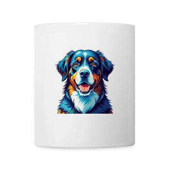 Entlebucher Chien de montagne Race Dessin animé Kawaii - Mug blanc - blanc - Devant