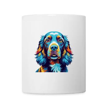Field Spaniel Hunderasse Bunt Karikatur Kawaii - Tasse - Weiß - Vorne