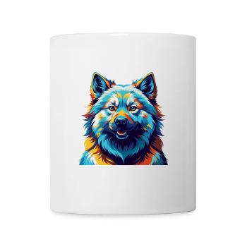 Eurasier Dog Breed Colorful Cartoon Kawaii - Mug - white - Front