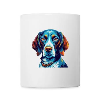 French Gascony Pointer Dog Breed Cartoon Kawaii - Mug - white - Front
