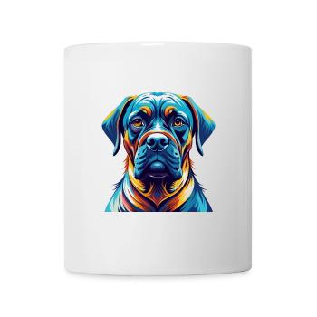 Brasileiro Race Chien Dessin animé Coloré Kawaii - Mug blanc - blanc - Devant