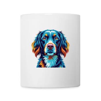 Deutsch Langhaar Vorstehhund Rasse Karikatur Kawaii - Tasse - Weiß - Vorne