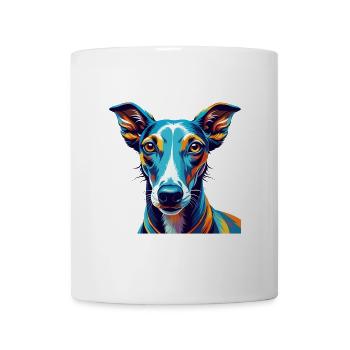 Galgo Español Hunderasse Bunt Karikatur Kawaii - Tasse - Weiß - Vorne