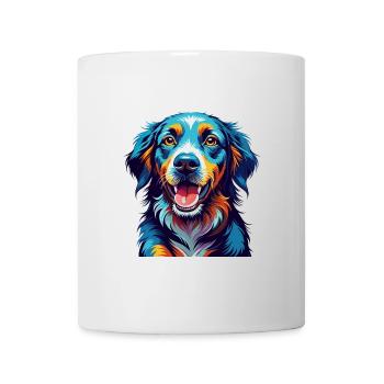 Harrier Chien Race Coloré Dessin Animé Kawaii - Mug blanc - blanc - Devant