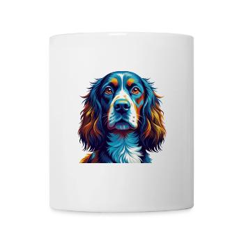 Epagneul Français Chien Race Coloré Dessin Animé Kawaii - Mug blanc - blanc - Devant
