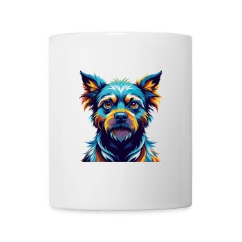 Griffon Nivernais Chien Race Dessin Animé Kawaii - Mug blanc - blanc - Devant