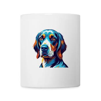 Hannover Windhund Hunderasse Bunt Karikatur Kawaii - Tasse - Weiß - Vorne