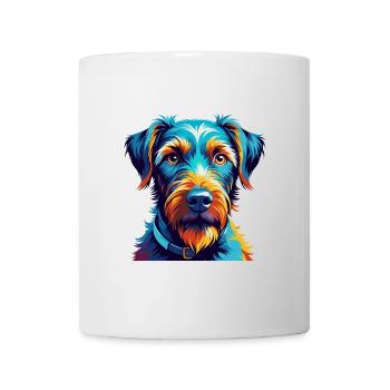 Irish Terrier Dog Breed Colorful Cartoon Kawaii - Mug - white - Front