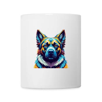 Kangal Chien Race Coloré Dessin Animé Kawaii - Mug blanc - blanc - Devant