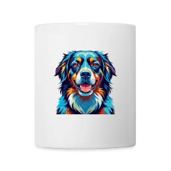 Hovawart Chien Race Coloré Dessin Animé Kawaii - Mug blanc - blanc - Devant