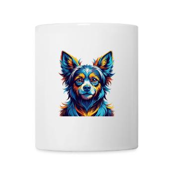 Kyi Leo Hunderasse Bunte Karikatur Kawaii - Tasse - Weiß - Vorne