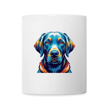Labrador Retriever Hunderasse Karikatur Kawaii - Tasse - Weiß - Vorne